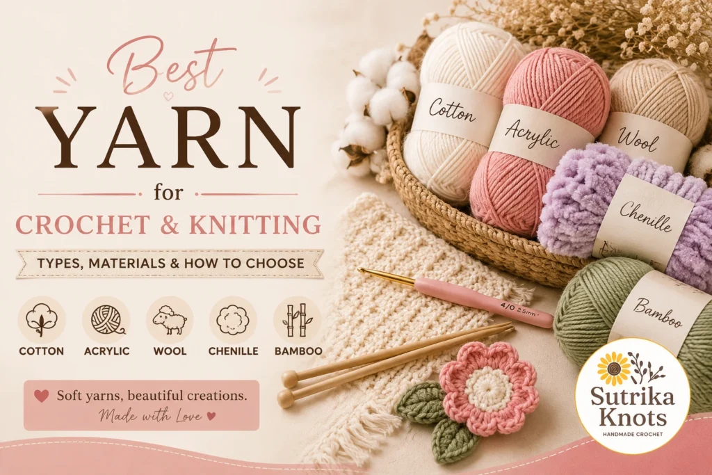 Best Yarn for Crochet Knitting Blog Image