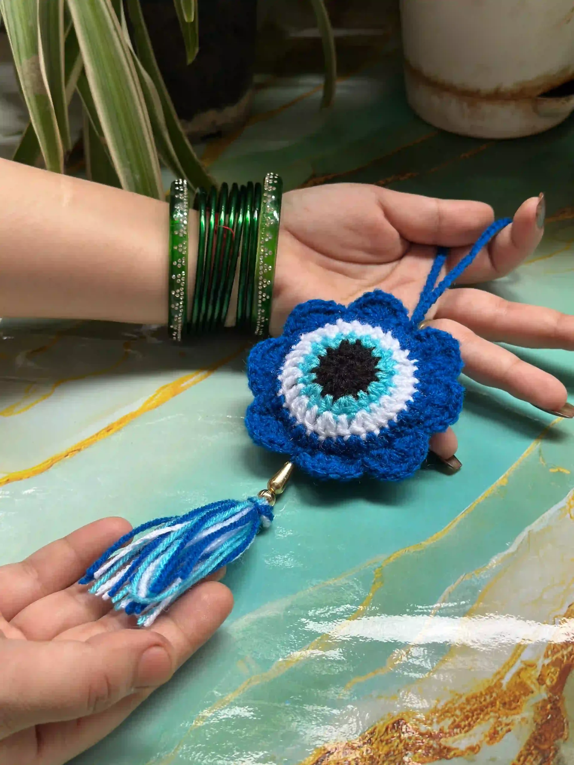 Handmade Hanging Car Nazarbattu