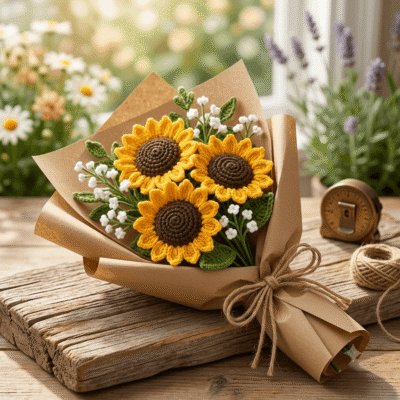 Handmade Sunflowers Bouquet