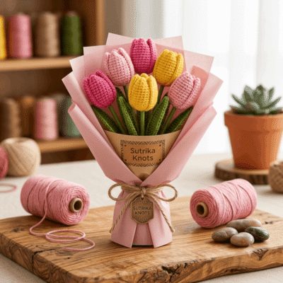 Mix Tulip Bouquet Handmade